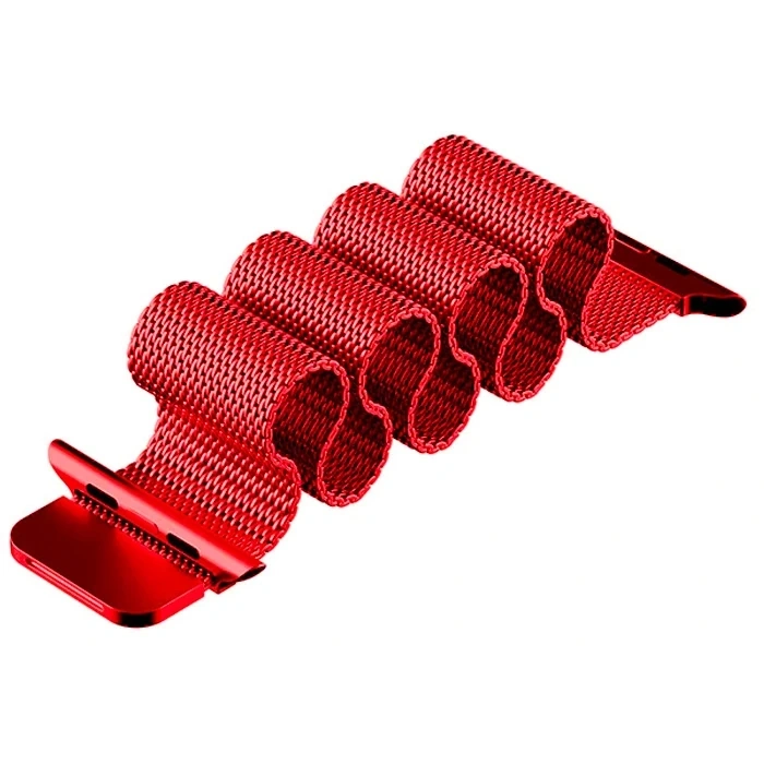 Nevamel Ally Apple Watch 7-8 45mm 6-5-4 44mm Kayış Kordon Metal Milano Loop 3-2-1 42mm-(5775)