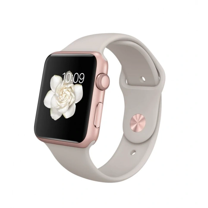 Nevamel Ally Apple Watch 7-8 45mm 6-5-4 44mm Silikon Kordon Kayış 3-2-1 42mm-(5775)