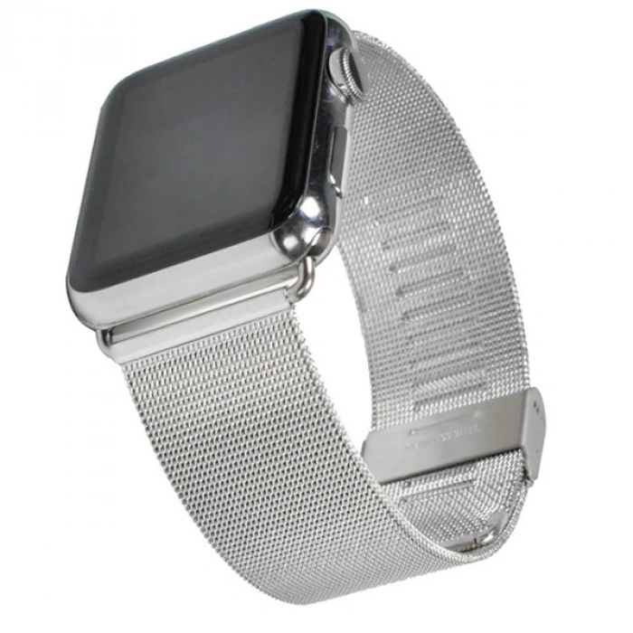 Nevamel Ally Apple Watch Ultra 49mm 7-8 45mm 6-5-4 44mm Kayış Kordon Milano Metal Klasik 3-2-1 42mm-(5775)