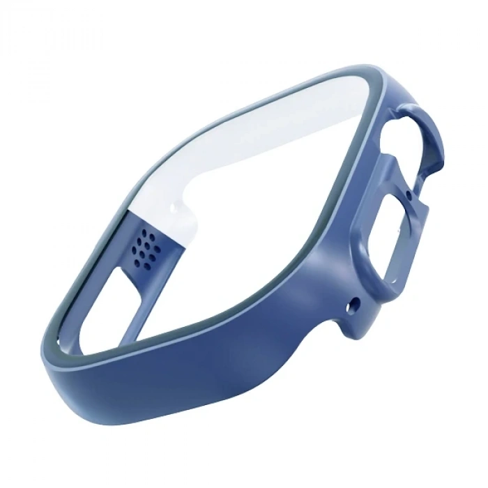 Nevamel Ally Apple Watch Ultra 49mm için Hard PC Full Koruma Sert Armor Zırh Kılıf-(5775)