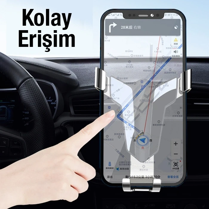 Nevamel ALLY Araç Havalandırma Bölmesi  Telefon Tutucu Big Swordman-(5775)