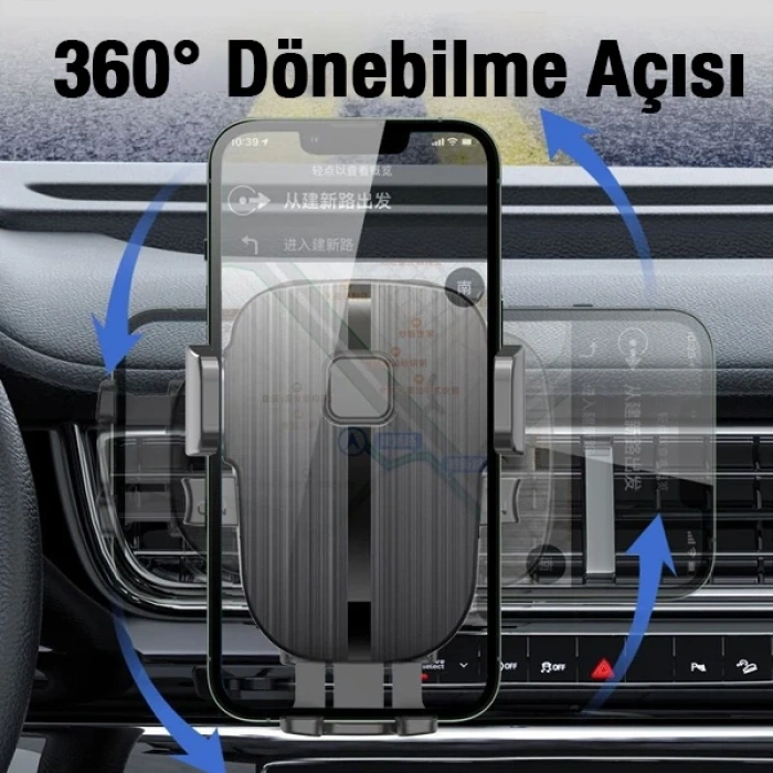 Nevamel Ally B073 Araç İçi Havalandırma Telefon Tutucu-(5775)