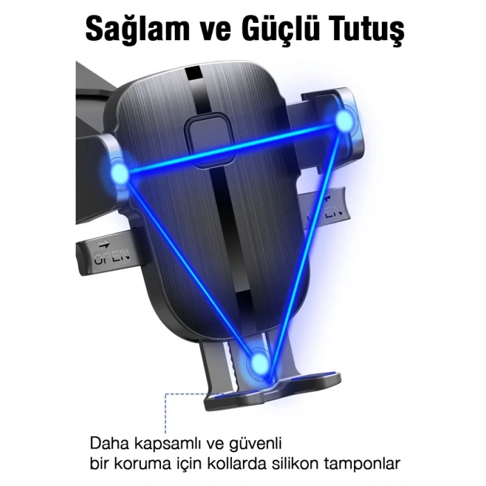 Nevamel Ally B073 Araç İçi Havalandırma Telefon Tutucu-(5775)