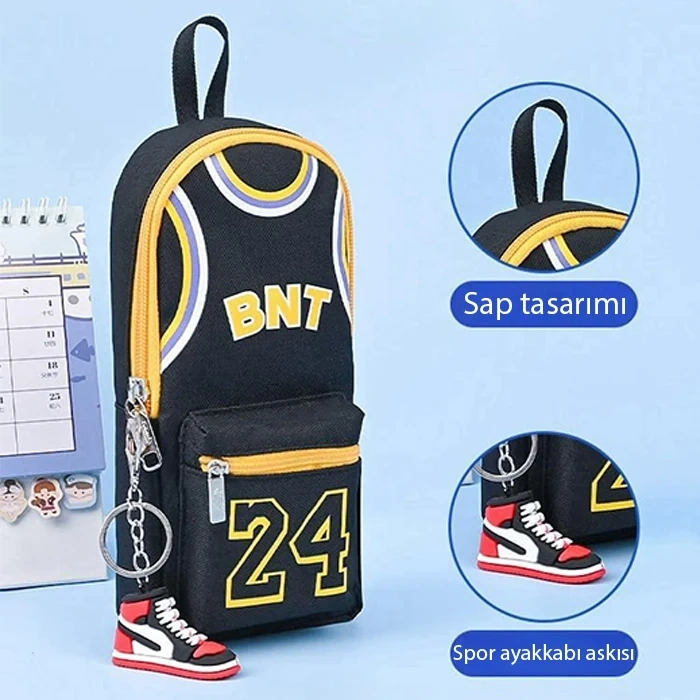 Nevamel ALLY büyük kapasiteli tuval kalemlik kılıf tutucu kalem kutusu-(5775)