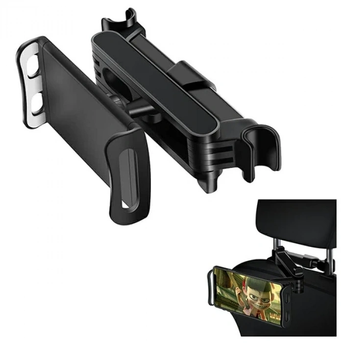 Nevamel Ally CHZ-06 Teleskopik Araç Arka Koltuk 12.9 İnch Tablet Telefon Tutucu-(5775)