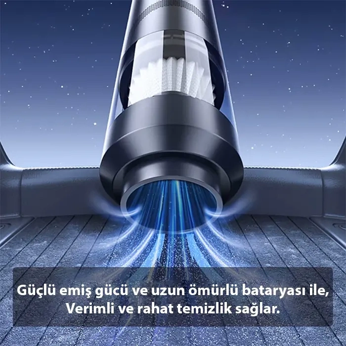Nevamel® ALLY Elektrikli Araç Süpürgesi - Araba Süpürgesi - Oto Süpürge - Mini Süpürge ST-6675c-(5775)