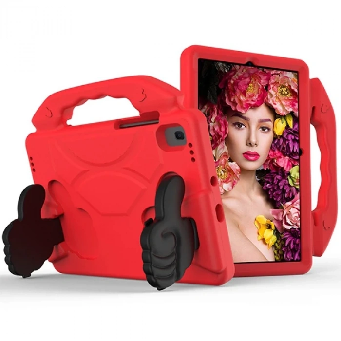 Nevamel Ally Galaxy Tab S6 Lite P610- P615 Tab 7 10.4 T500-T505 Kılıf Eva Çocuk Shockproof Standlı Taşınabi-(5775)