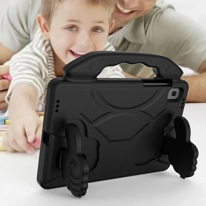 Nevamel Ally Galaxy Tab S6 Lite P610- P615 Tab 7 10.4 T500-T505 Kılıf Eva Çocuk Shockproof Standlı Taşınabi-(5775)