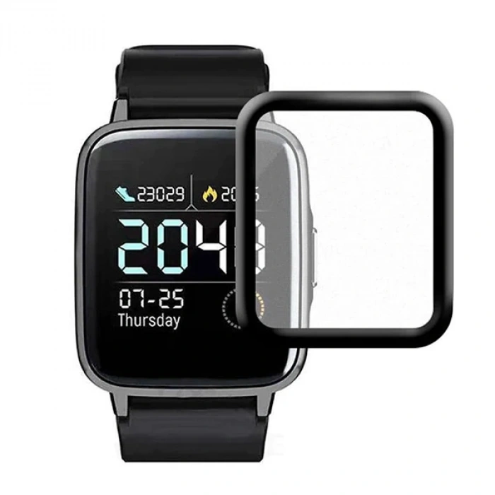 Nevamel ALLY Haylou LS01 3D Full Kavisli PMMA Cam Ekran Koruyucu-(5775)