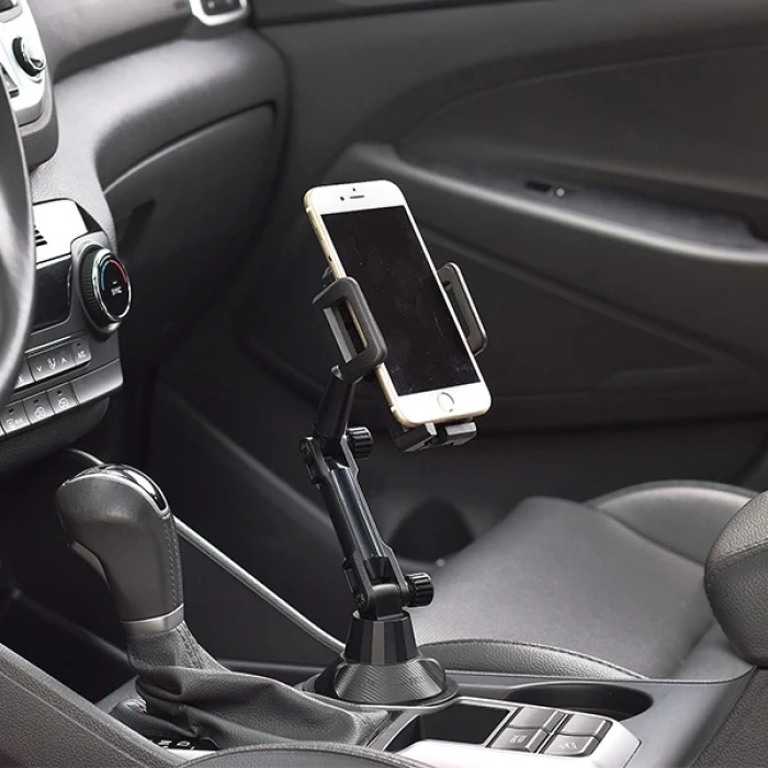 Nevamel ALLY HB-801 Teleskopik  Araç bardak Yeri Telefon Tutucu-(5775)