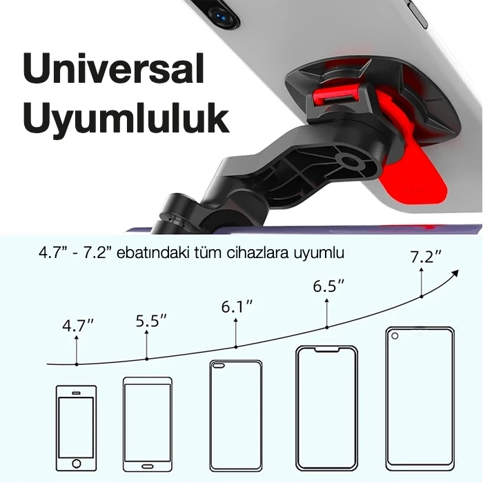 Nevamel ALLY HL-143A Bisiklet Motosiklet Gidon Telefon Tutucu-(5775)