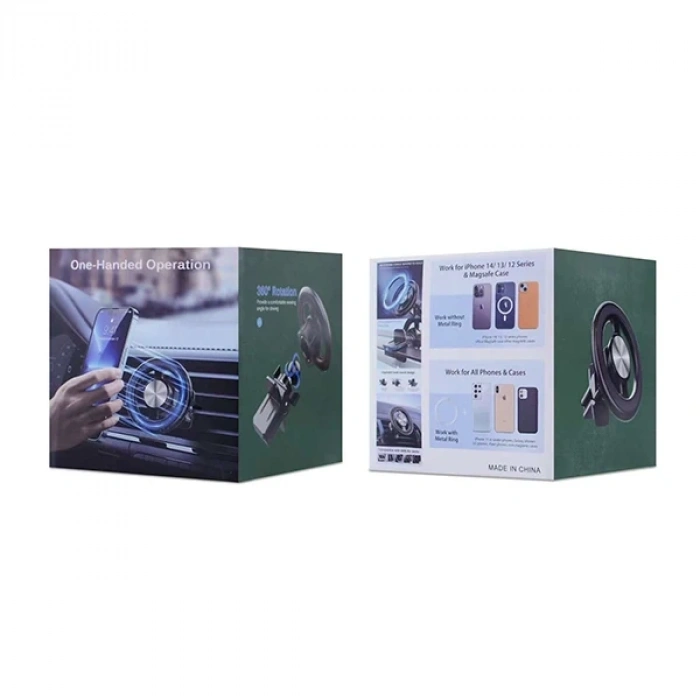 Nevamel Ally HL-153A Mıknatıslı Araç Havalandırma Telefon Tutucu-(5775)