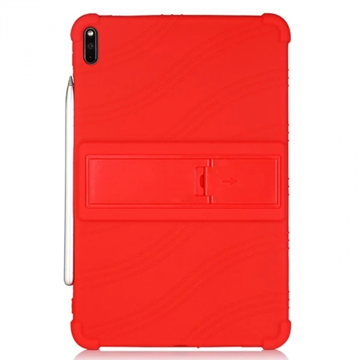 Nevamel ALLY Huawei MatePad Pro 10.8 İnç Standlı Silikon Kılıf-(5775)