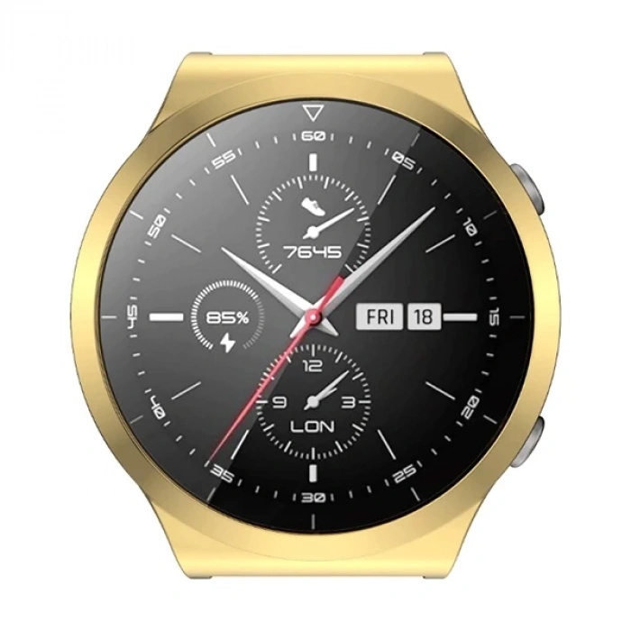 Nevamel Ally Huawei Watch GT 2 Pro 360 Koruma Ultra İnce Silikon Kılıf-(5775)