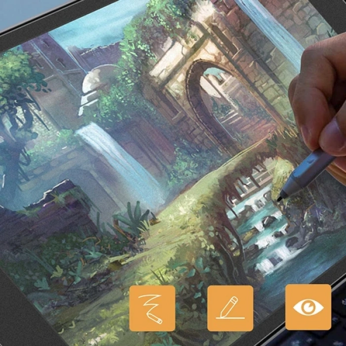 Nevamel ALLY iPad 10.2 Paper Like Film Darbe Emici Pet Ekran Koruyucu  (2021-2020-2019)-(5775)