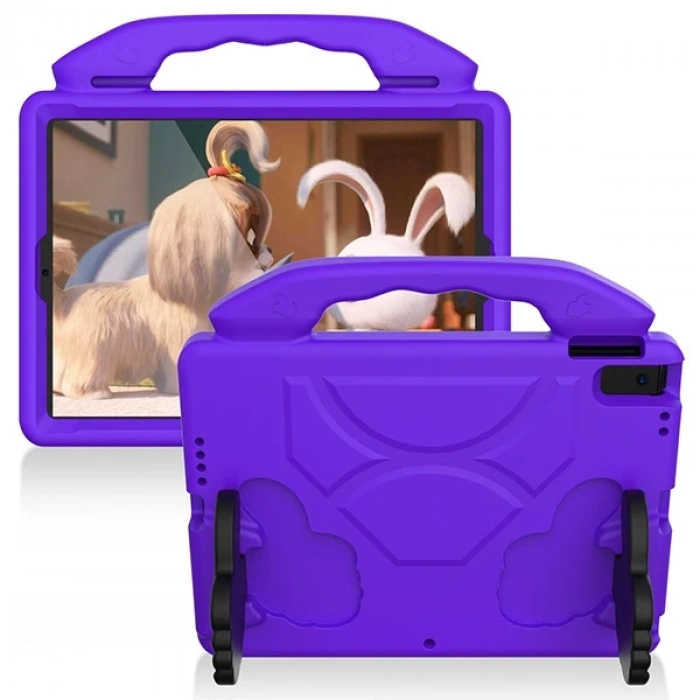 Nevamel Ally İPAD 7.10.2 PRO 10.5 Kılıf Eva Çocuk Shockproof Standlı Taşınabilir-(5775)