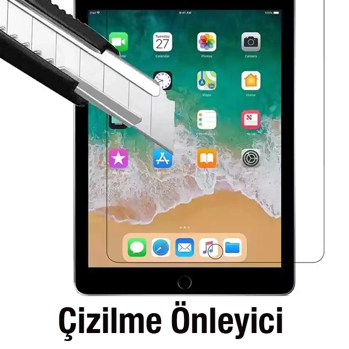 Nevamel ALLY iPad 9.7  Tempered Kırılmaz Cam Ekran Koruyucu-(5775)