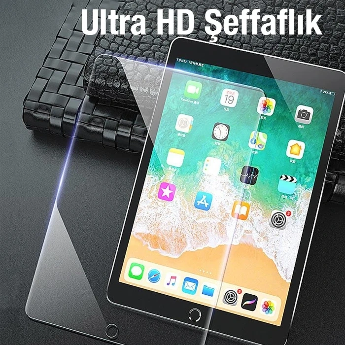 Nevamel ALLY iPad 9.7  Tempered Kırılmaz Cam Ekran Koruyucu-(5775)