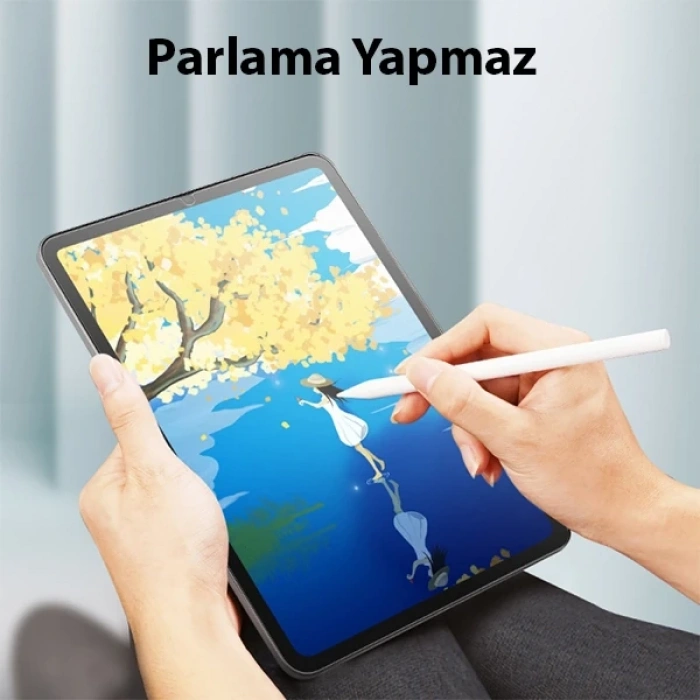 Nevamel ALLY iPad Mini 6 (2021) ve Mini 7 (2024) Paper Like Film Darbe Emici Pet Ekran Koruyucu-(5775)