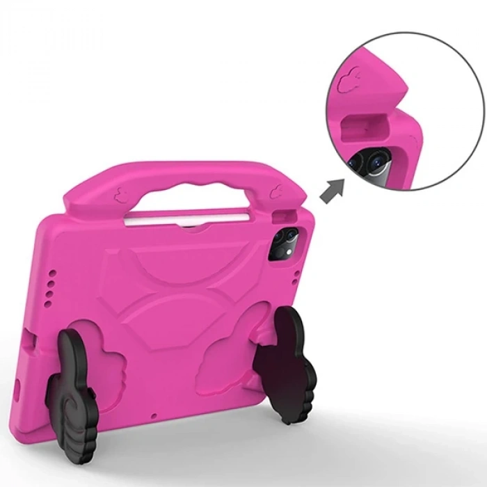 Nevamel Ally İPAD PRO 11 (2021-2020-2018) Air 4. Nesil 10.9  Kılıf Eva Çocuk Shockproof Standlı Taşınabilir-(5775)
