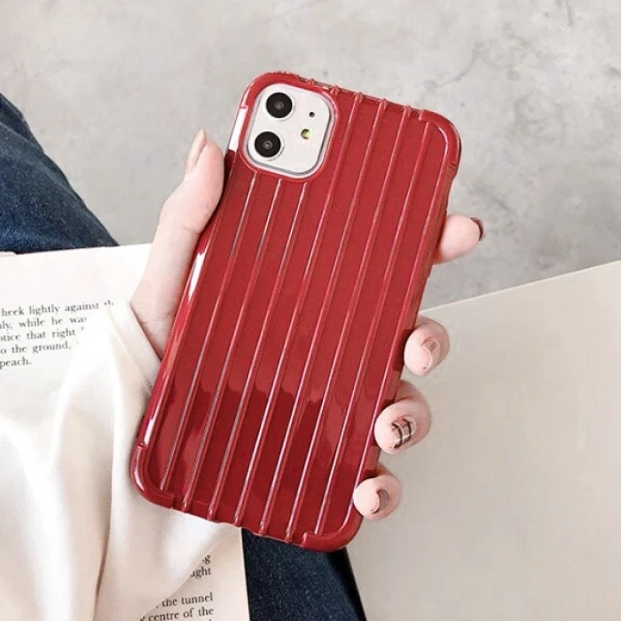 Nevamel Ally İPhone 11 6.1 İnch Trunk Lines ince Soft Silikon Kılıf-(5775)