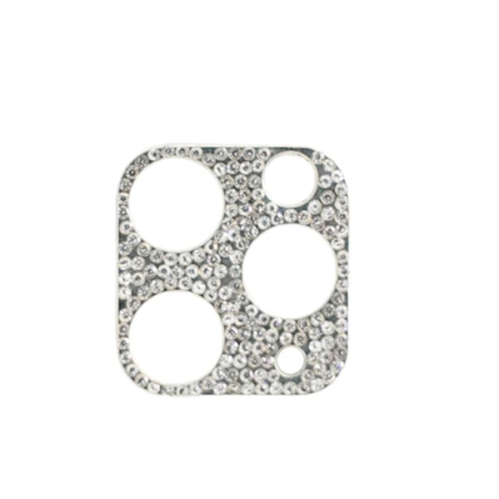 Nevamel ALLY İPhone 11 Pro Kamera Koruyucu Lens Diamond Taş İşlemeli-(5775)