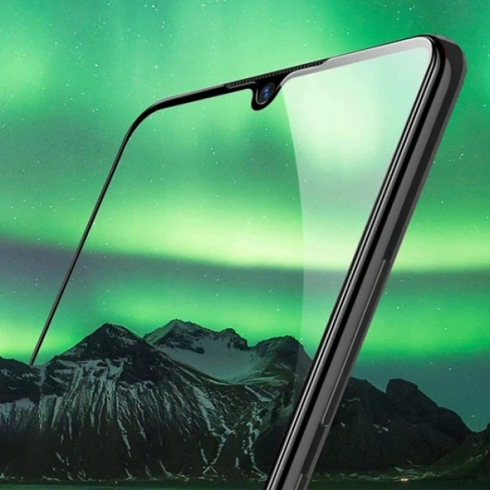 Nevamel ALLY İPhone 12/12 Pro 6.1 9D Full Glue Tempered Cam Ekran Koruyucu-(5775)