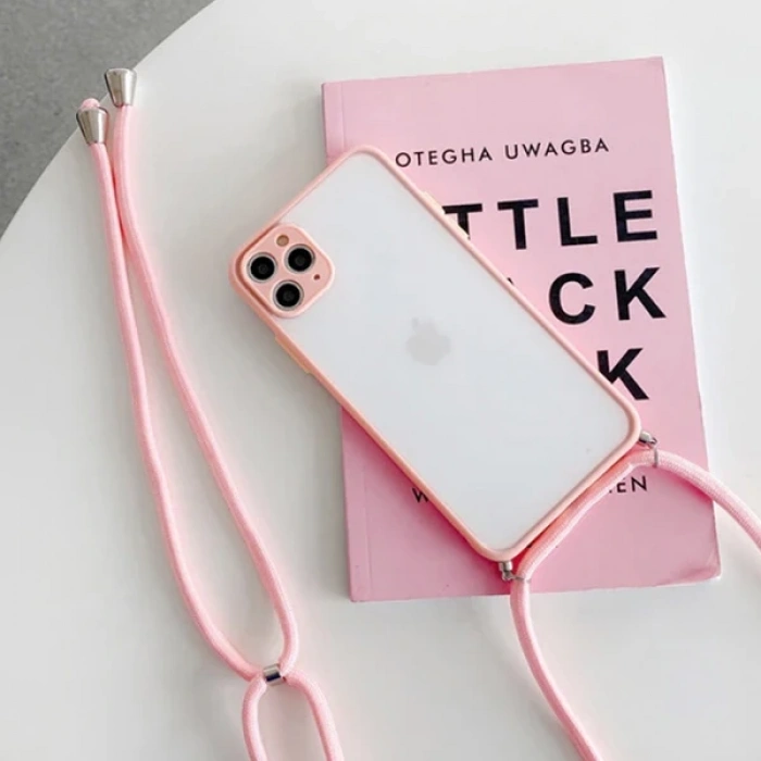 Nevamel ALLY iPhone 12 Mini 5.4 Askılı Koruyucu Silikon Kılıf-(5775)