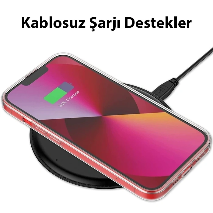 Nevamel ALLY iPhone 14 6.1inç Crystal Clear Kamera Korumalı Sert PC Kılıf-(5775)