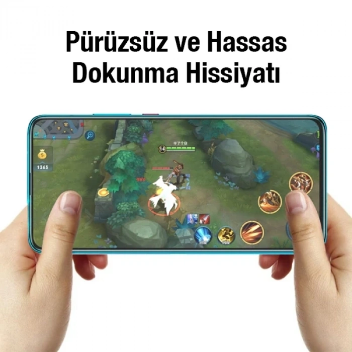 Nevamel ALLY iPhone 14 6.1inç Tempered Kırılmaz Cam Ekran Koruyucu-(5775)