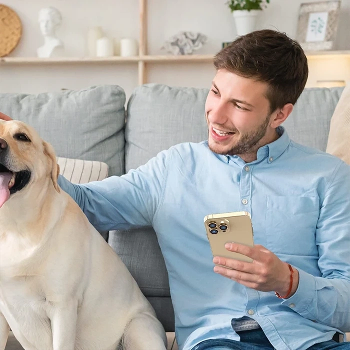 Nevamel ALLY iPhone 14 Pro-14 Pro Max 3D Metal Çerçeveli Kamera Lens Koruyucu-(5775)