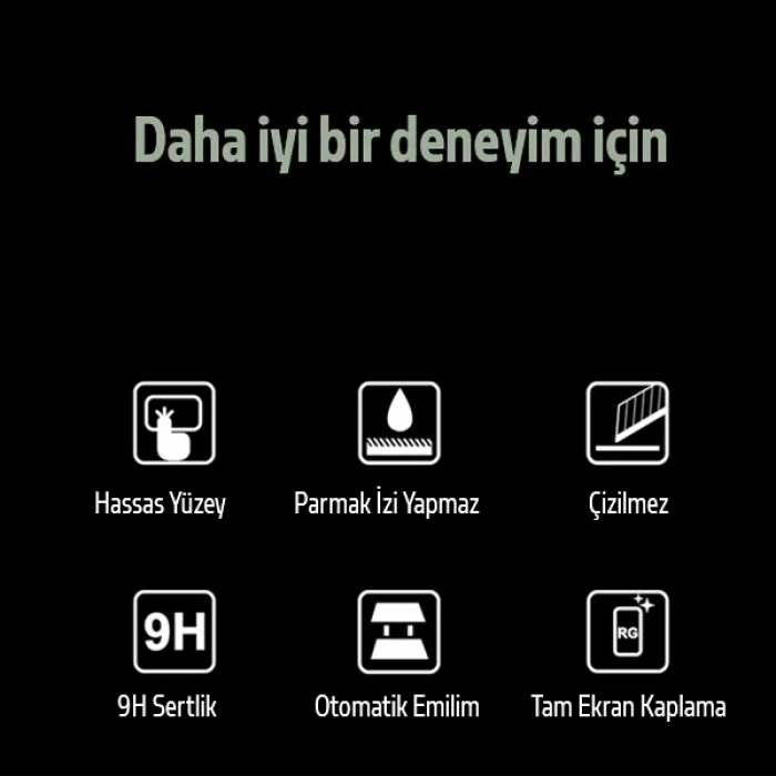 Nevamel Ally iPhone 14 Pro 6.1 Full Glue-Tempered Cam Ekran Koruyucu-(5775)