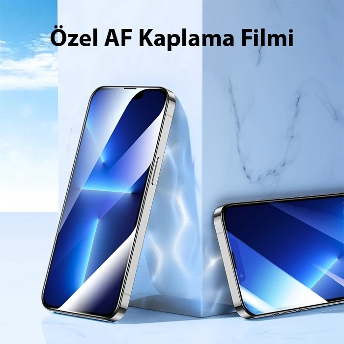 Nevamel Ally iPhone 14 Pro Full Hd Kırılmaz Cam Ekran Koruyucu-(5775)