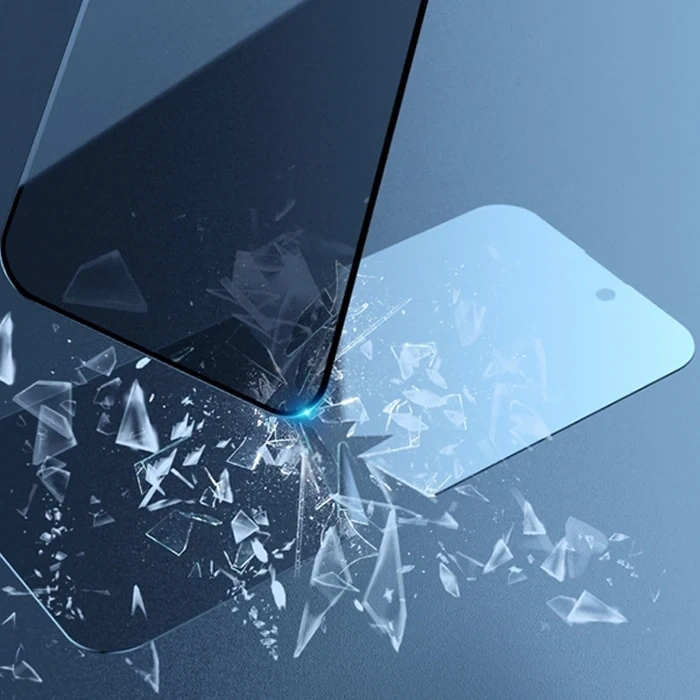 Nevamel ALLY İPhone 15 Plus 3D Full Privacy Gizlilik Cam Ekran Koruyucu Anti-Spy-(5775)