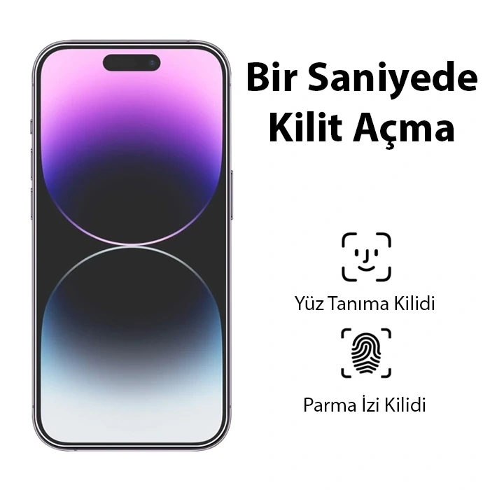 Nevamel Ally iPhone 15 Pro Full HD Tempered Kırılmaz Cam Ekran Koruyucu-(5775)