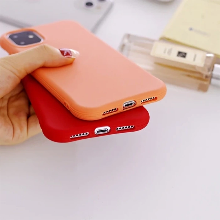 Nevamel Ally iPhone XS Max 6.5 İnch Shockproof Tpu Soft Slim Silikon Kılıf-(5775)