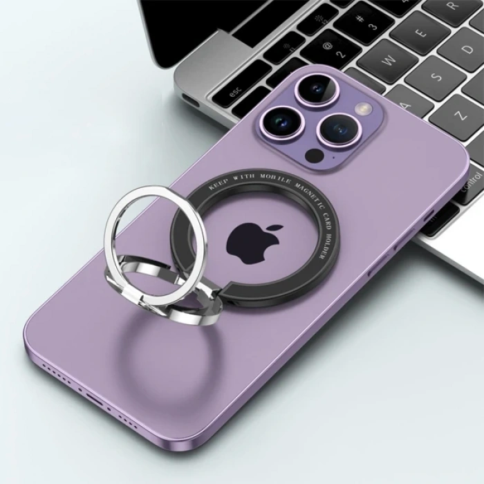 Nevamel Ally Katlanabilir Magsafe Mıknatıslı Cep Telefonu Standı Masaüstü Braketi-(5775)