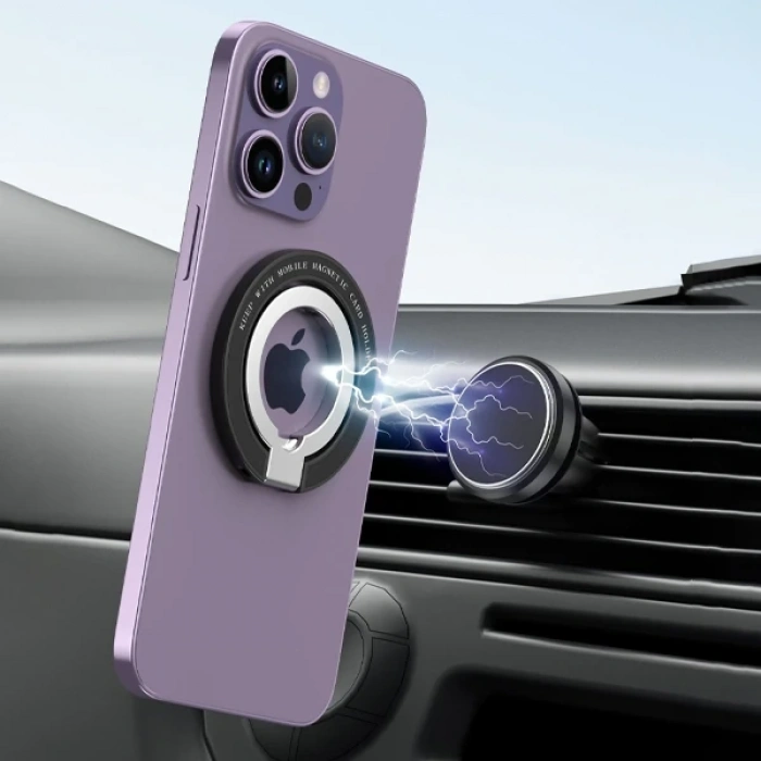 Nevamel Ally Katlanabilir Magsafe Mıknatıslı Cep Telefonu Standı Masaüstü Braketi-(5775)