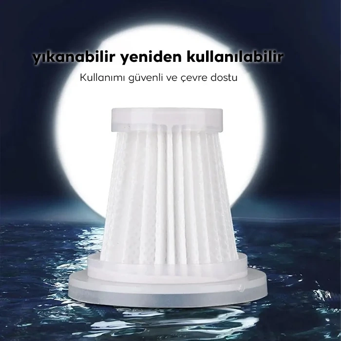 Nevamel ALLY M2037 6000R Portatif Vakumlu Üflemeli Mini Araç Süpürgesi - Toz ve Kül Temizliği-(5775)