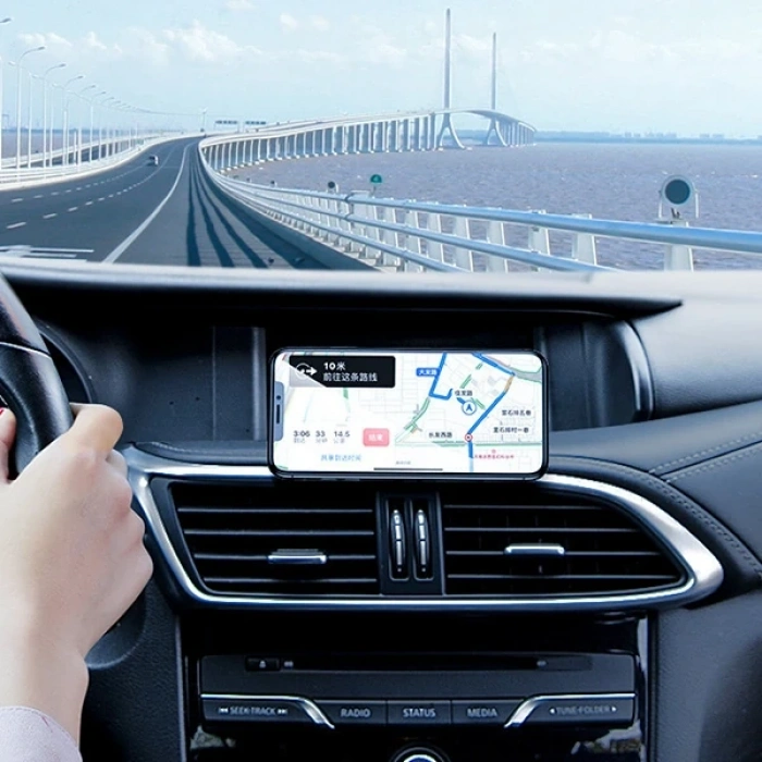 Nevamel ALLY Manyetik Mıknatıslı Stand Tipi Telefon Araç Tutucu-(5775)