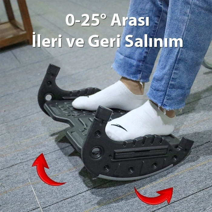 Nevamel ALLY Masa Altı Ayaklık Masa Altı Ayak Desteği Ortopedik Ayak Standı-(5775)