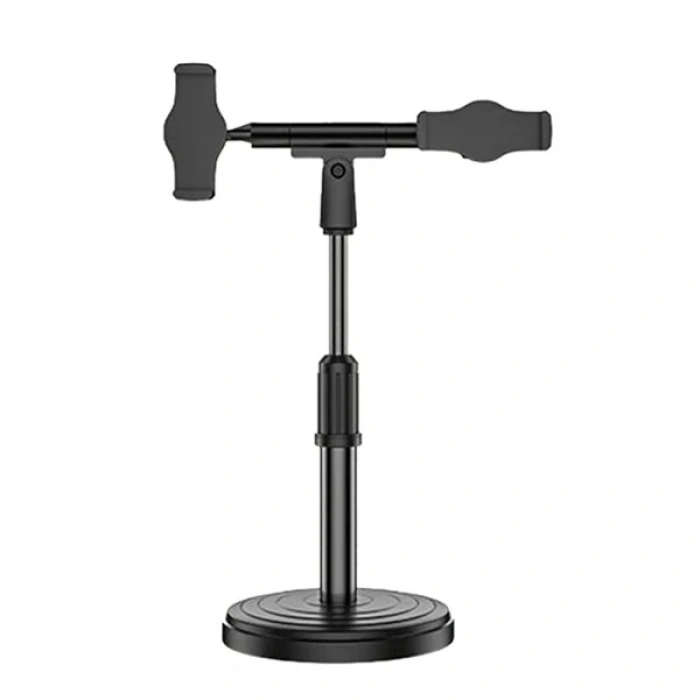 Nevamel ALLY Masaüstü Youtube Tiktok Canlı Yayın Çift Telefon Tutucu Stand-(5775)