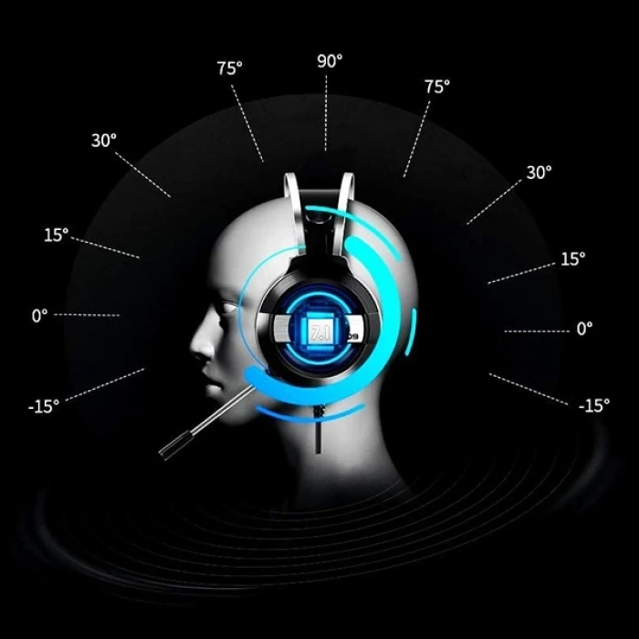 Nevamel ALLY MC Q9  Gaming Headset 3.5MM Oyuncu Kulaklığı-(5775)