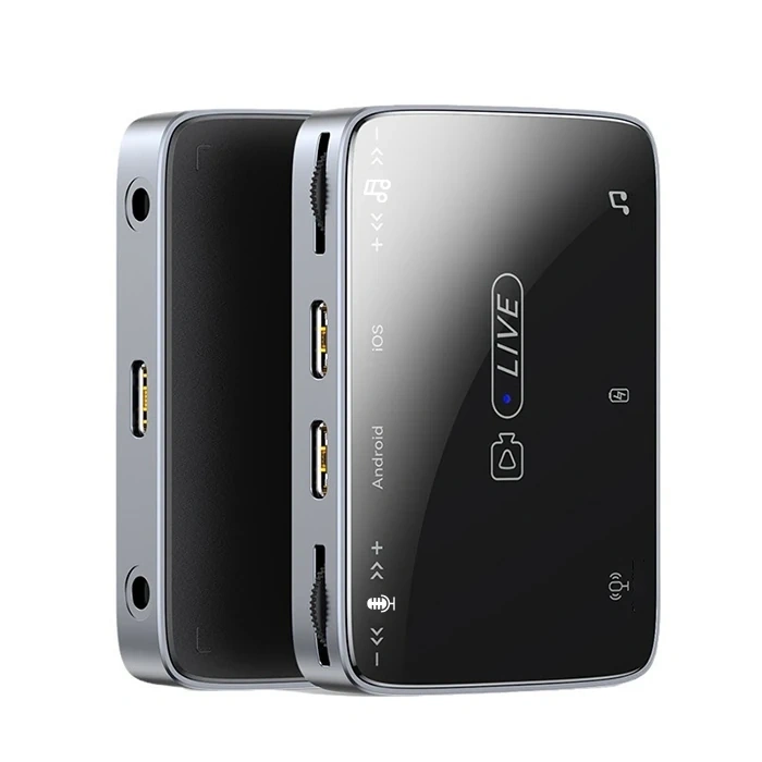 Nevamel ALLY MH-319 Type-c 2 İN 1 Canlı Yayın İçin Dönüştürücü Live Converter-(5775)