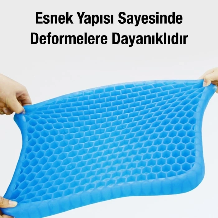 Nevamel® Ally Nefes Alabilen Kaymaz Yumuşak Ev Ofis ve Araba Koltuk Minderi-(5775)