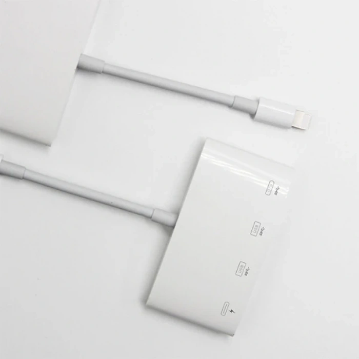 Nevamel Ally NK-1040 4in1 İPhone Lightning To Usb Kamera Adaptörü-(5775)