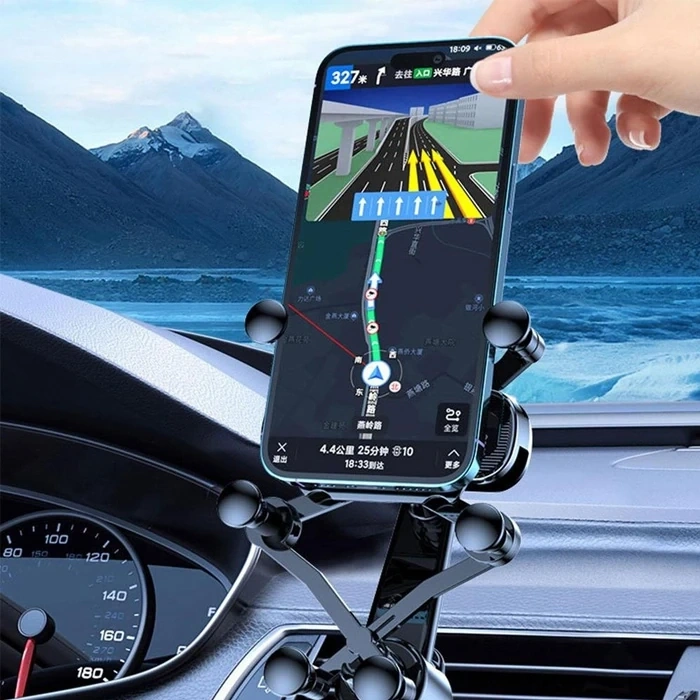 Nevamel ALLY One Pro 360° Dönebilen Araç İçi Havalandırma Telefon Tutucu-(5775)