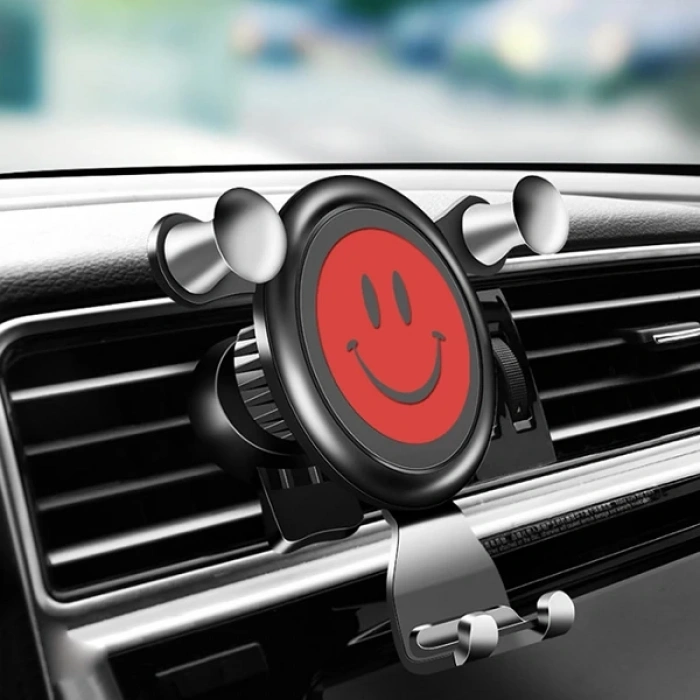 Nevamel Ally R-054 Gravity Smile Universal Cep Telefonu Araç Tutucu-(5775)