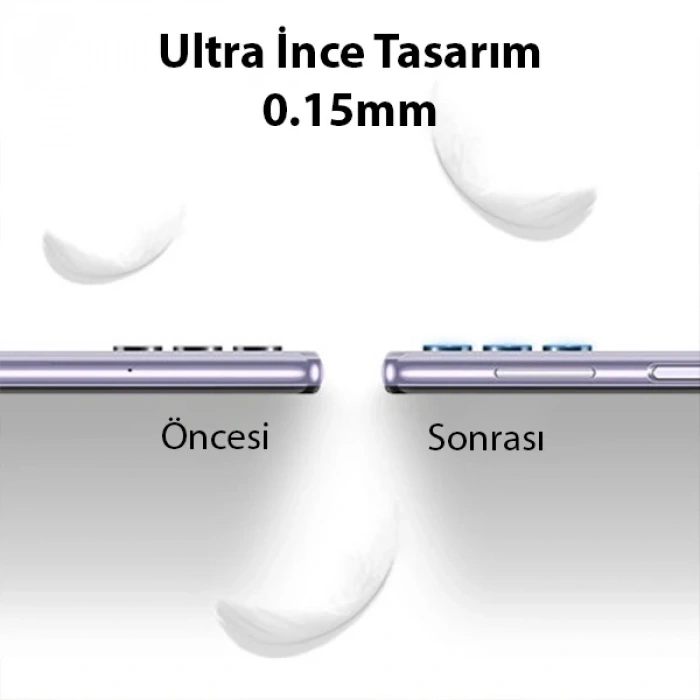 Nevamel Ally Samsung Galaxy A32 4G Tempered Glass Cam Kamera Koruyucu-(5775)