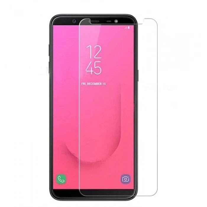 Nevamel Ally Samsung Galaxy J8 2018 İçin Kırılmaz Cam Ekran Koruyucu-(5775)